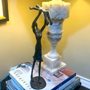 Bronze Sculpture Mother and Child.